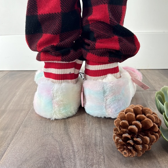 🎁4/$25 - ARDENE plush unicorn slippers - size 3/4 - NEW - Picture 6 of 6